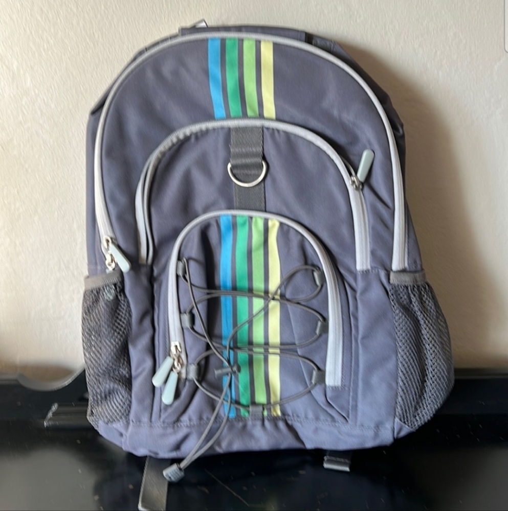 WEARABLE CONDITION Pottery Barn Teen Gear Up Backpack Racer Stripe